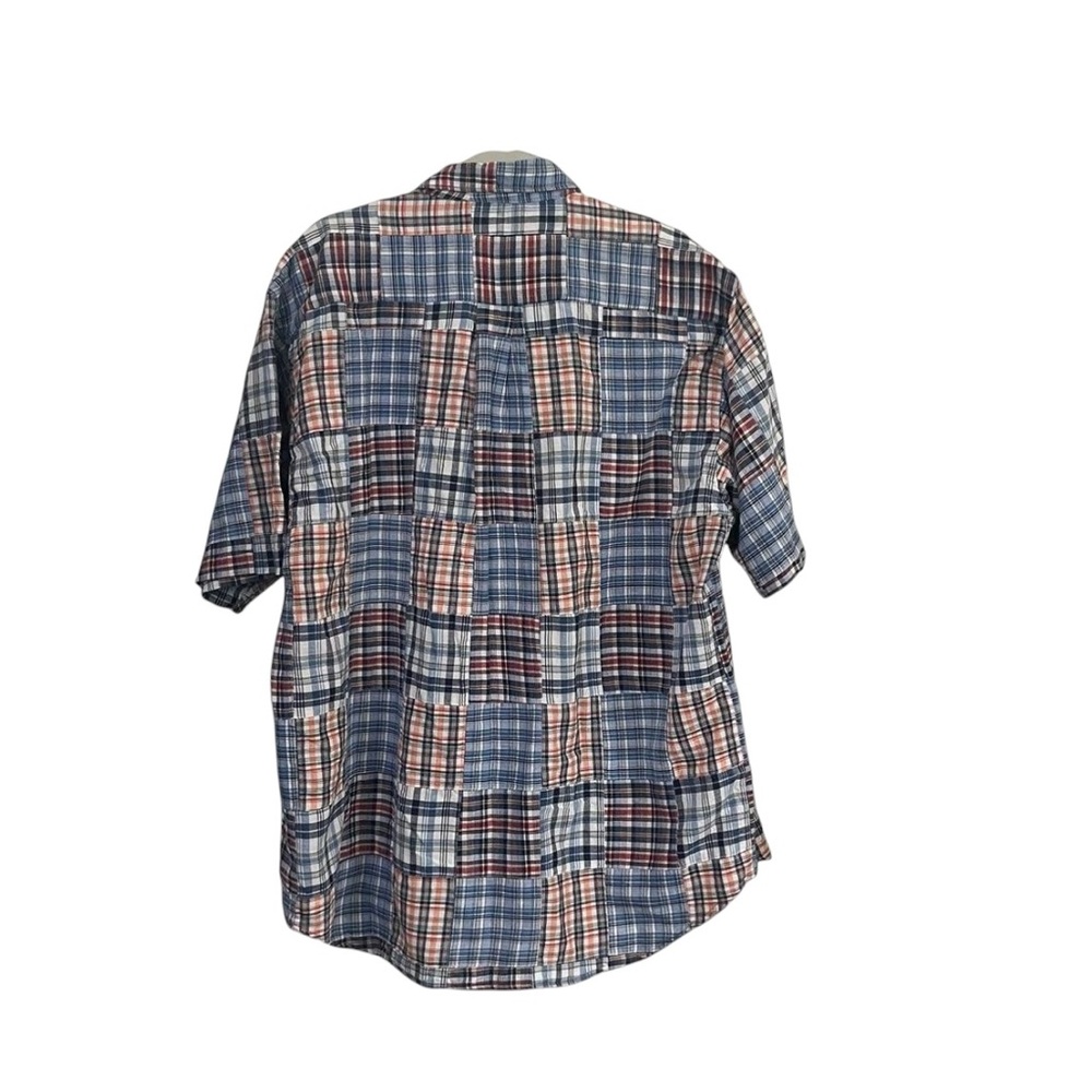 Nautica Plaid Patchwork Button Down
Short Sleeve … - image 3